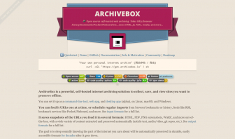 ArchiveBox 