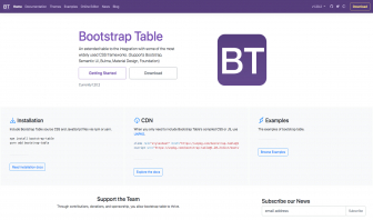 bootstrap-table 