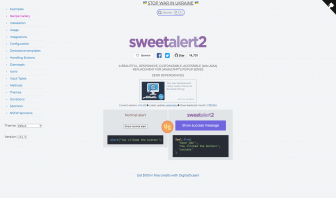 sweetalert2 